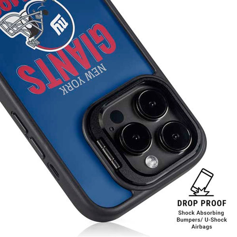 NFL New York Giants Helmet iPhone 14 Pro Kickstand Case